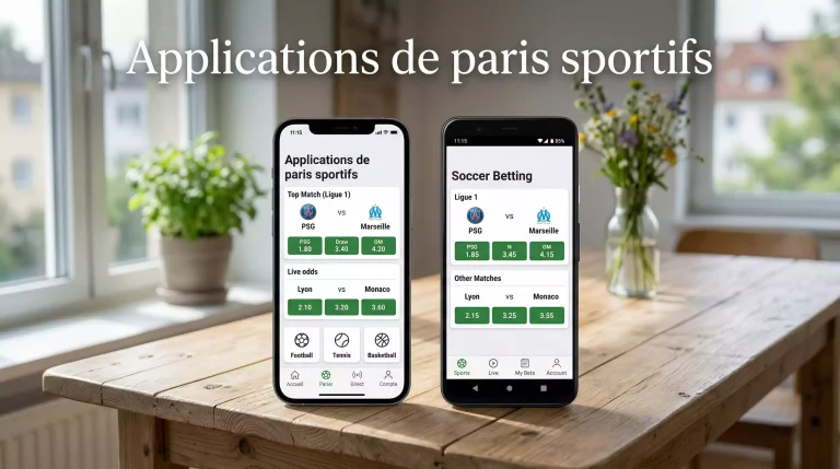 Aplicações móveis de apostas em iPhone e Android